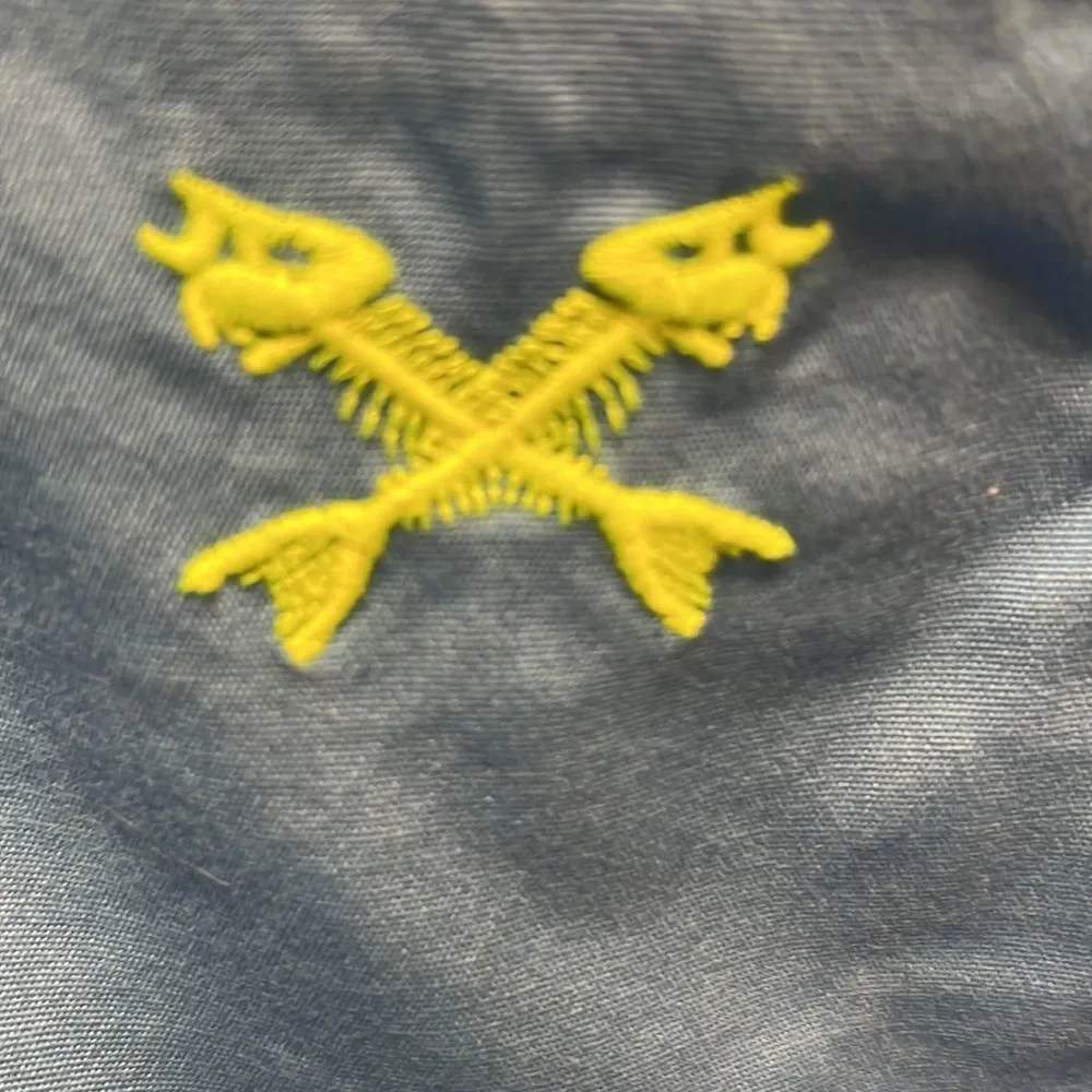 Vineyard Vines Embroidered Fish Skeletons, Regatta Blue Size 32